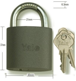 Yale 713 commercial zinc padlock