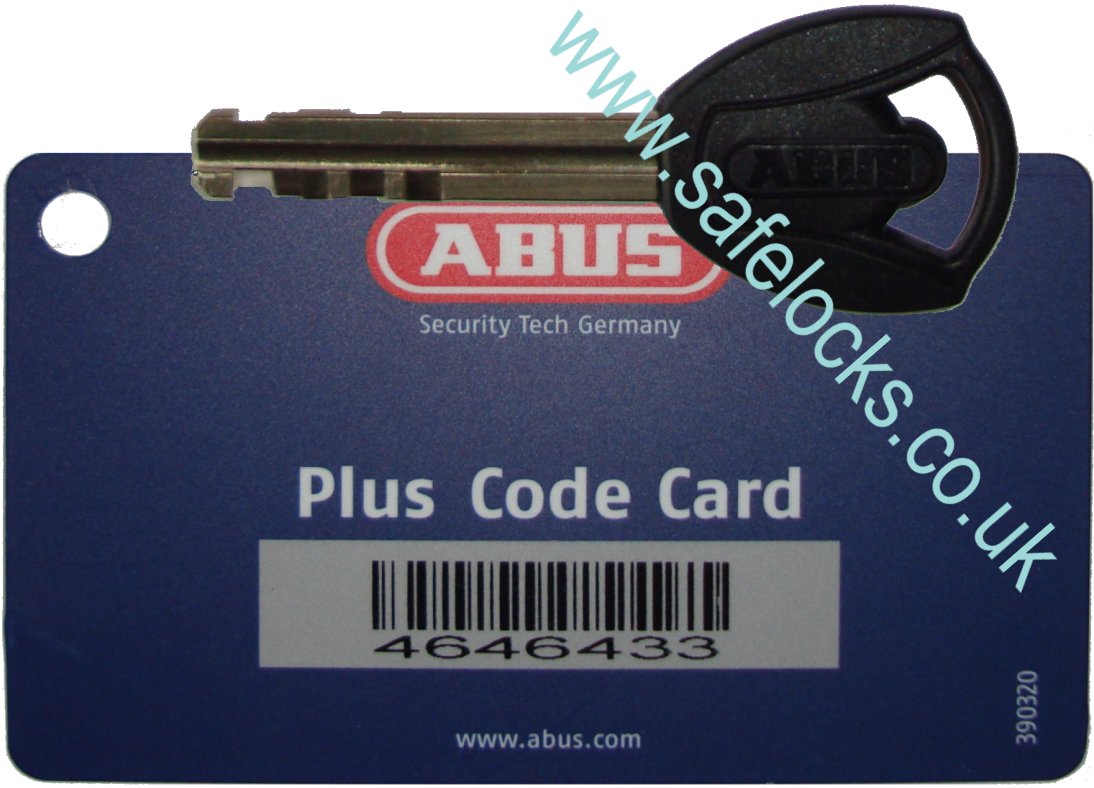 Abus Plus key cutting to code genuine Abus key