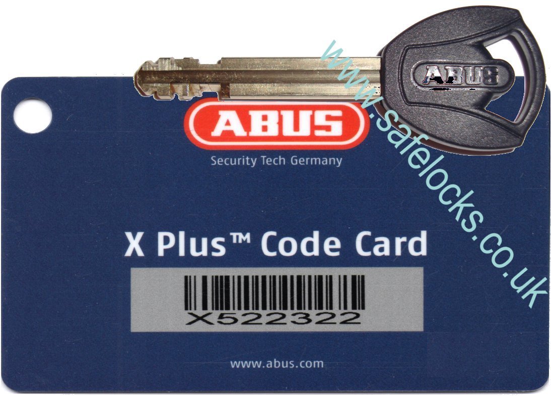 Abus X-Plus key cutting to code genuine Abus X Plus key