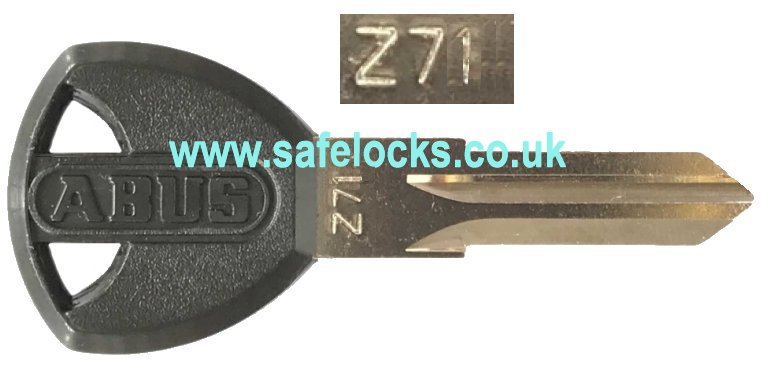 Abus Z71 key cutting Abus Z71 key cut to code