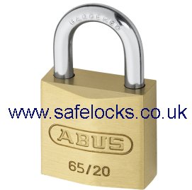 Abus 65/20 brass padlock
