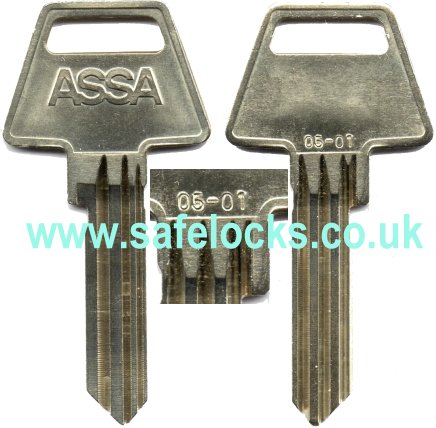 Assa 05-01 key cut to code