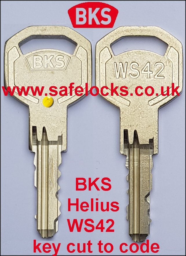 BKS WS42 Helius Key Cut To Code
