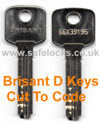 Brisant D Dimple 66X Keys cut to code authorised Brisant centre