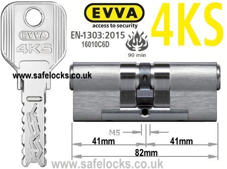Evva 4KS 41/41 BS-EN1303 2015 Euro cylinder lock