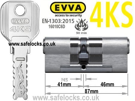 Evva 4KS 41/46 BS-EN1303 2015 Euro cylinder lock