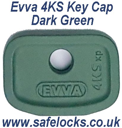 Evva 4KS DARK GREEN coloured key caps