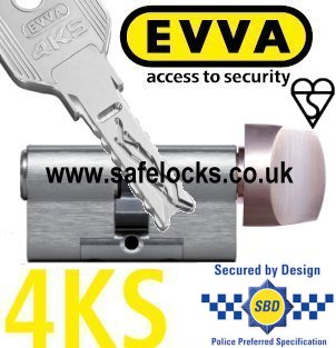 Evva 4KS Highest Security Thumbturn Euro Cylinders BS-EN1303-2015