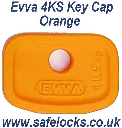 Evva 4KS ORANGE coloured key caps