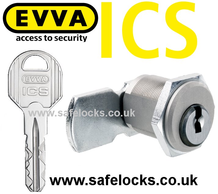 EVVA ICS MB23 Camlock high security with 2 keys