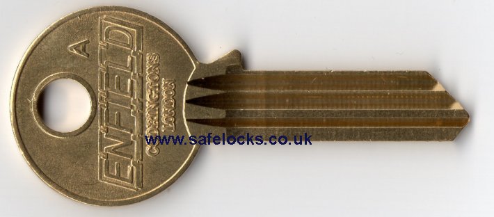 Evva A Enfield profile cylinder key cut to code