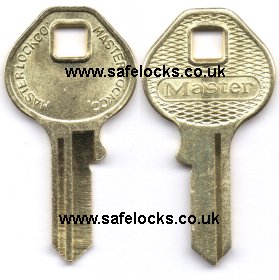 Master Lock 130 key Padlock key cut to code