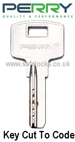Perry Gate Lock Key cutting to code on genuine Perry keys