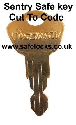 Sentry Safe Key with 3 digit code key cut