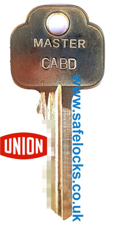 Union Parkes CABD MASTER key cut to code