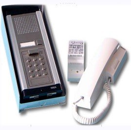 Videx 3K1S/CL 1 button keypad coded access control door entry kit  
