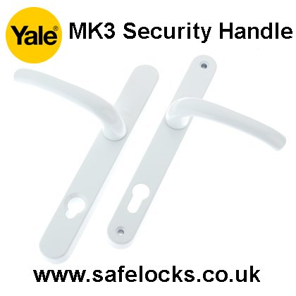 Yale MK3 High Security Door Handle White YSHMK3LL-WH